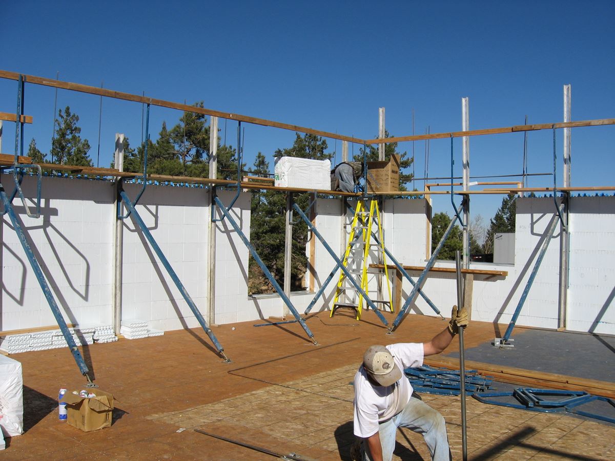 Quad-Lock ICF Home Built on the Rocks - Window Openings 1 - Energywise Sustainable Products CO