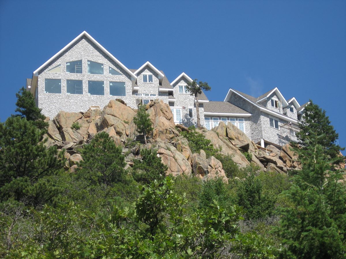 Quad-Lock ICF Home Built on the Rocks - Finished 1 - Energywise Sustainable Products CO